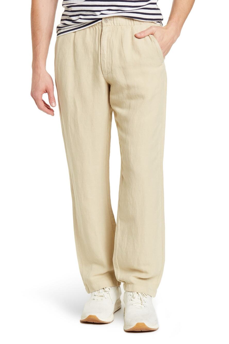Tommy Bahama Tropical Dreams Men's Pants M Beach Linen Blend Beige Tan NWT